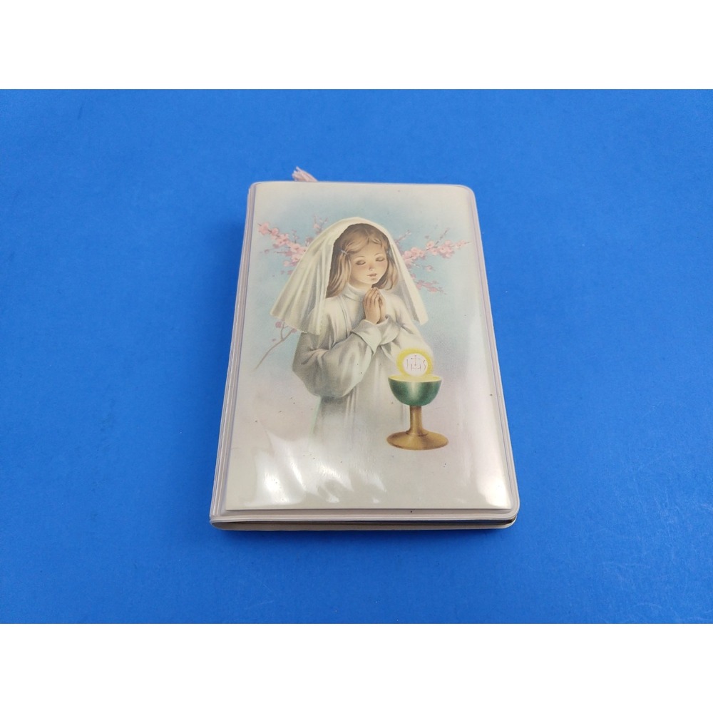 Vintage 1976 BLESSED TRINITY MISSAL FIRST HOLY COMMUNION Catholic PLASTIC Book
